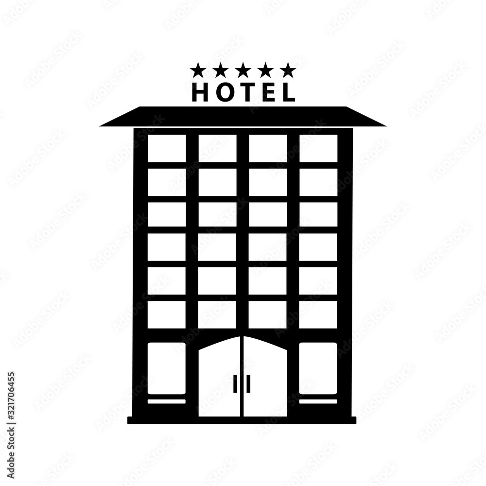 hotel icon design vector logo template EPS 10 hotel icon design vector logo template EPS 10