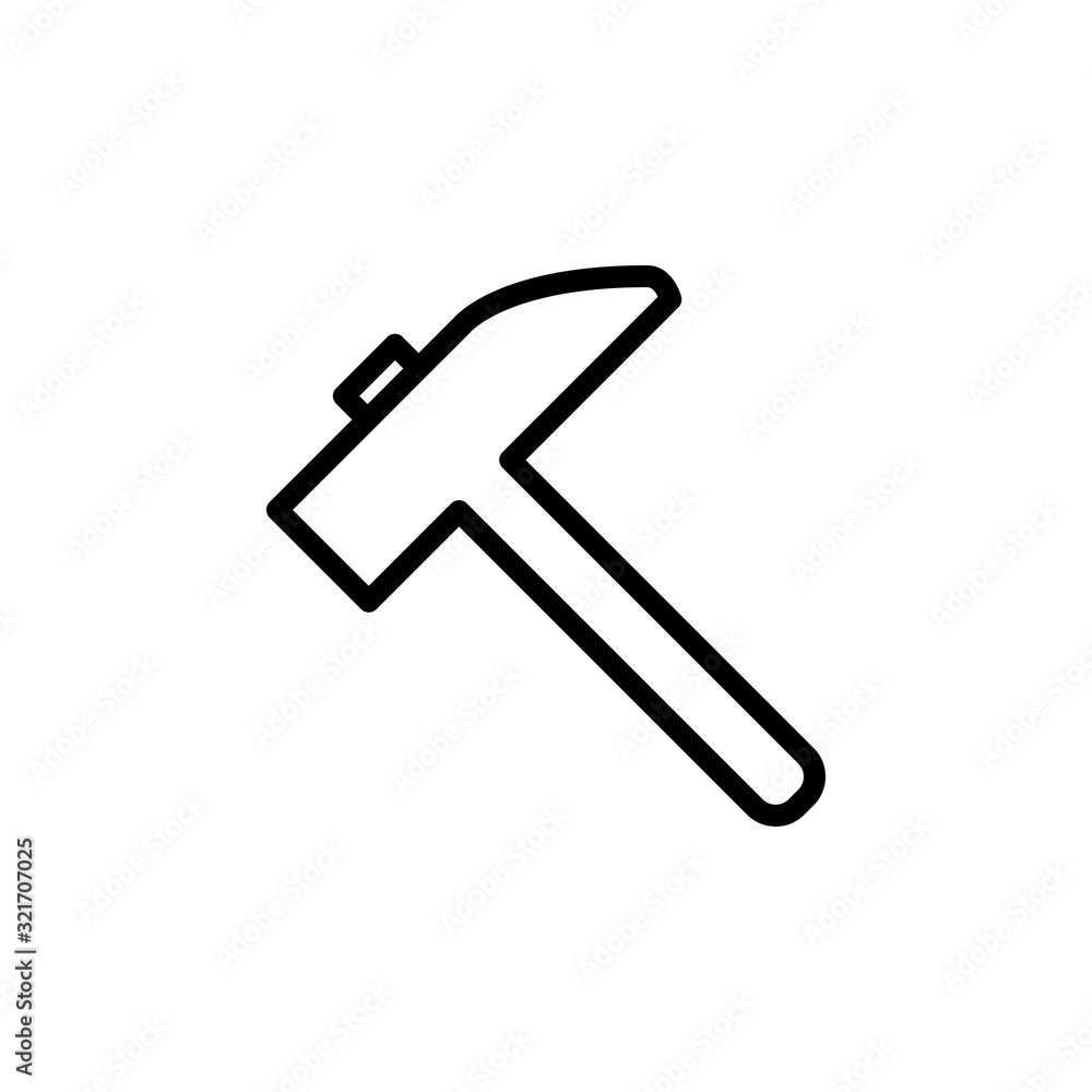 hammer icon design vector logo template EPS 10 hammer icon design vector logo template EPS 10