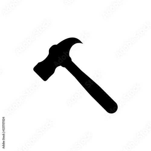 hammer icon design vector logo template EPS 10