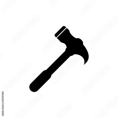 hammer icon design vector logo template EPS 10
