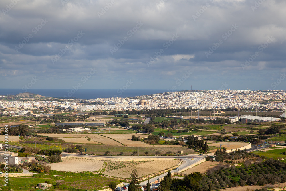 View of Mosta, Malta