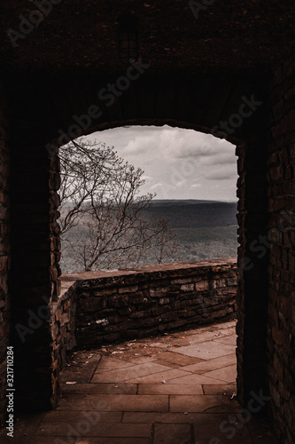 old wall with window