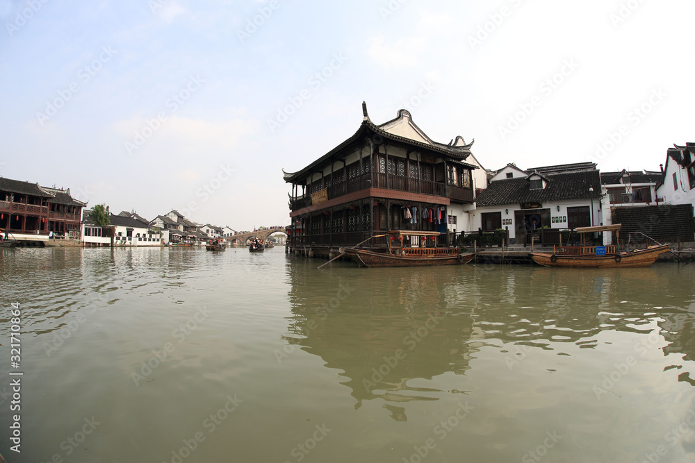 Zhujiajiao Ancient Town in Shanghai China