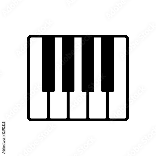 piano icon vector design logo template EPS 10