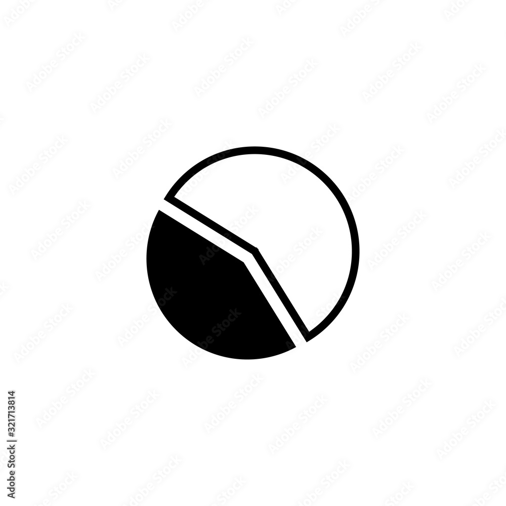pie chart icon design vector logo template EPS 10 pie chart icon design vector logo template EPS 10