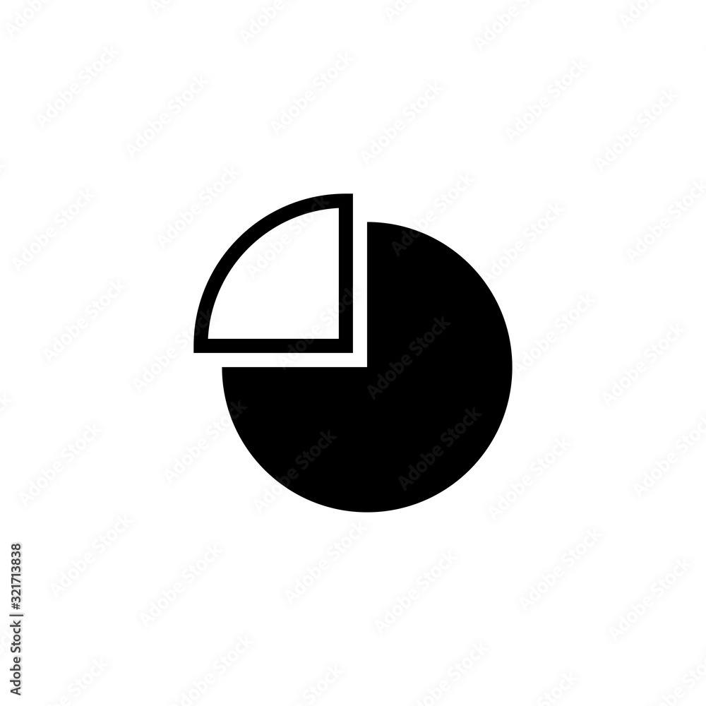 pie chart icon design vector logo template EPS 10 pie chart icon design vector logo template EPS 10
