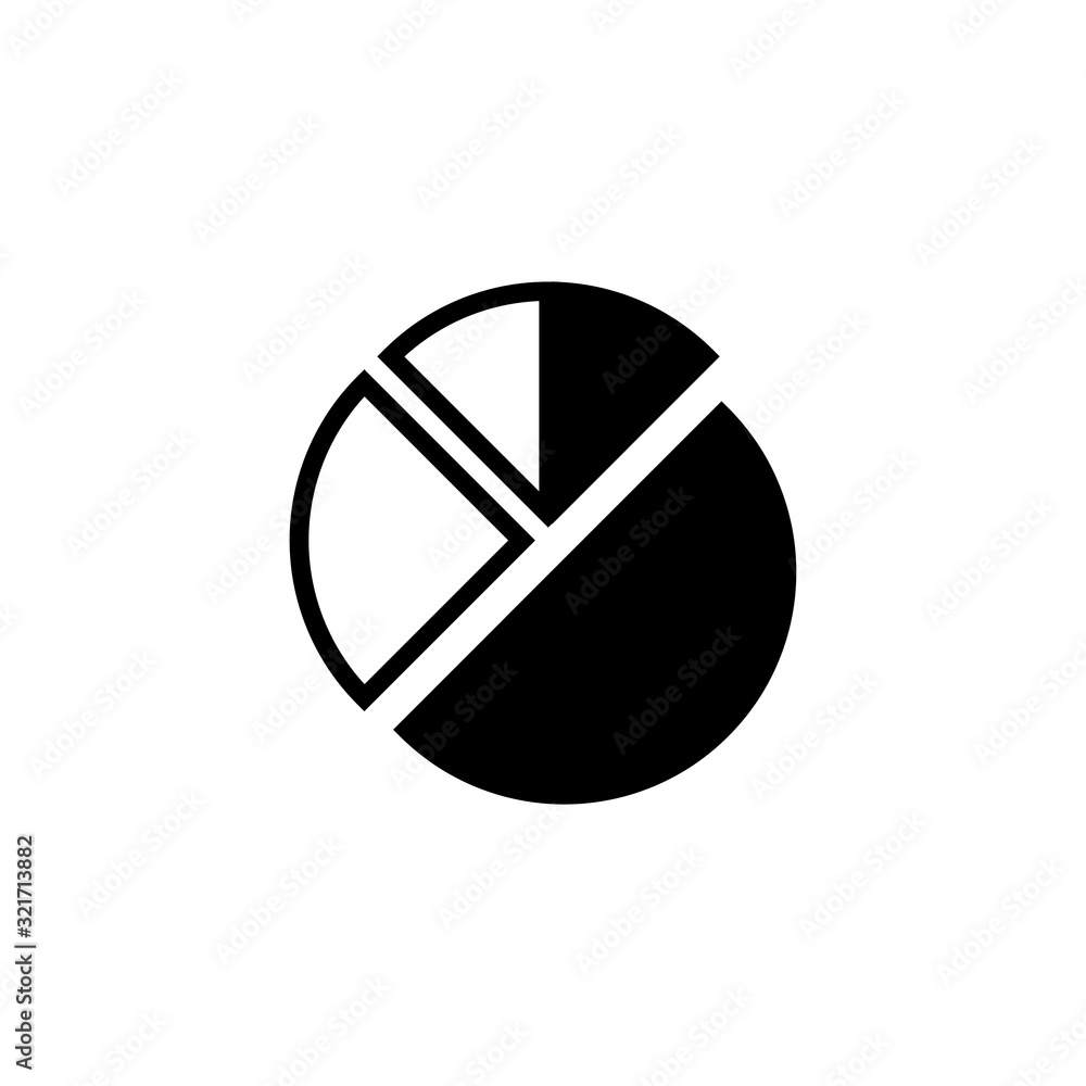 pie chart icon design vector logo template EPS 10 pie chart icon design vector logo template EPS 10