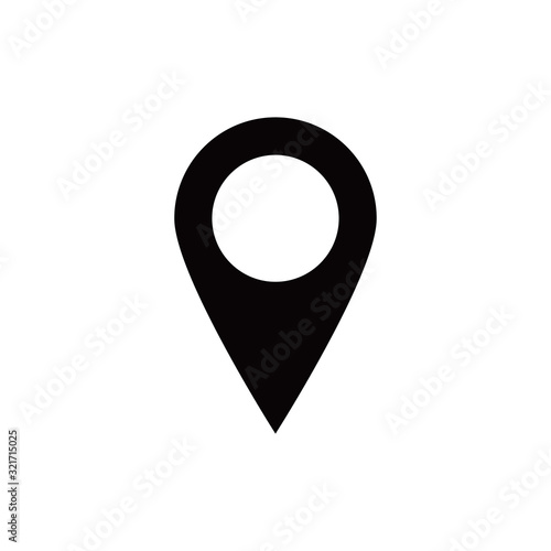 pin location icon vector design logo template EPS 10