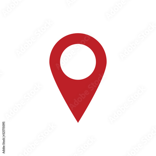 pin location icon vector design logo template EPS 10