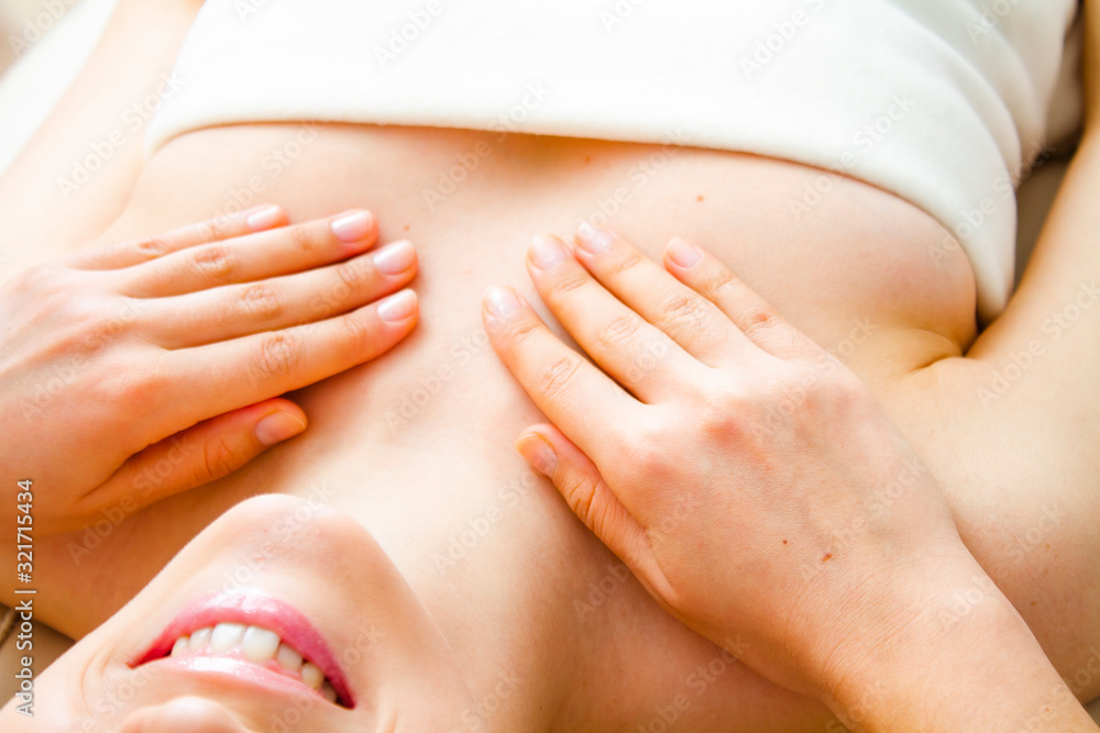 General body massage. Masseur makes a classic relaxing body massage. General body massage. Masseur makes a classic relaxing body massage.
