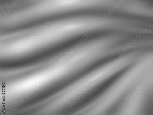 Gray abstract muscle background looks like a wavy cloth. Also gives a feel o wax. Could be used as wallpaper