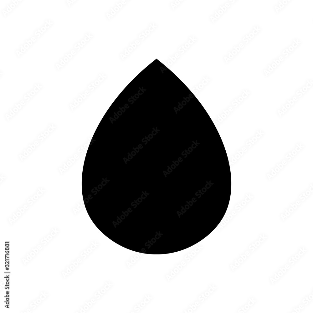 Drop outline icon isolated. Symbol, logo illustration for mobile concept, web design and games. Drop outline icon isolated. Symbol, logo illustration for mobile concept, web design and games.