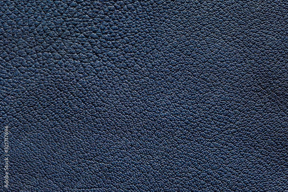 Blue genuine leather background texture Blue genuine leather background texture