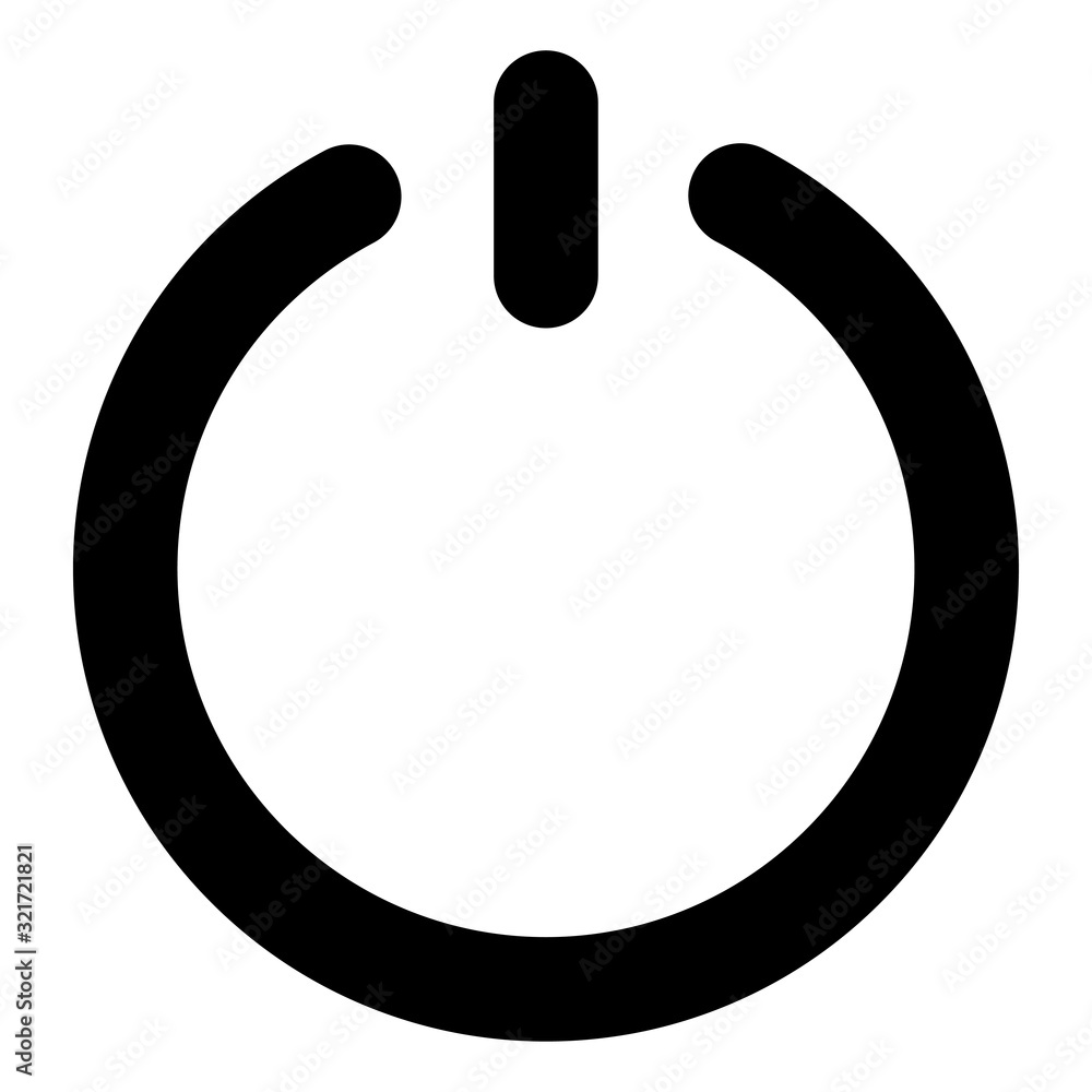 power button icon design vector logo template EPS 10 power button icon design vector logo template EPS 10