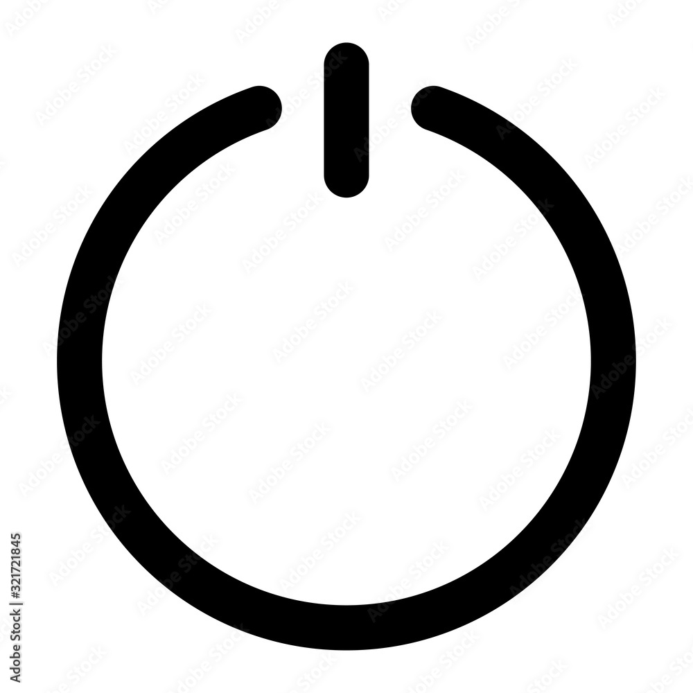 power button icon design vector logo template EPS 10 power button icon design vector logo template EPS 10