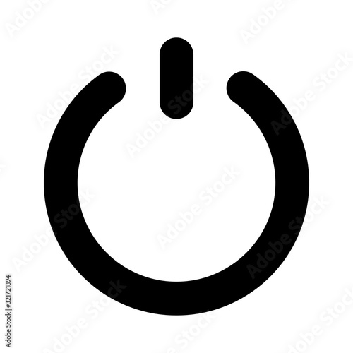 power button icon design vector logo template EPS 10