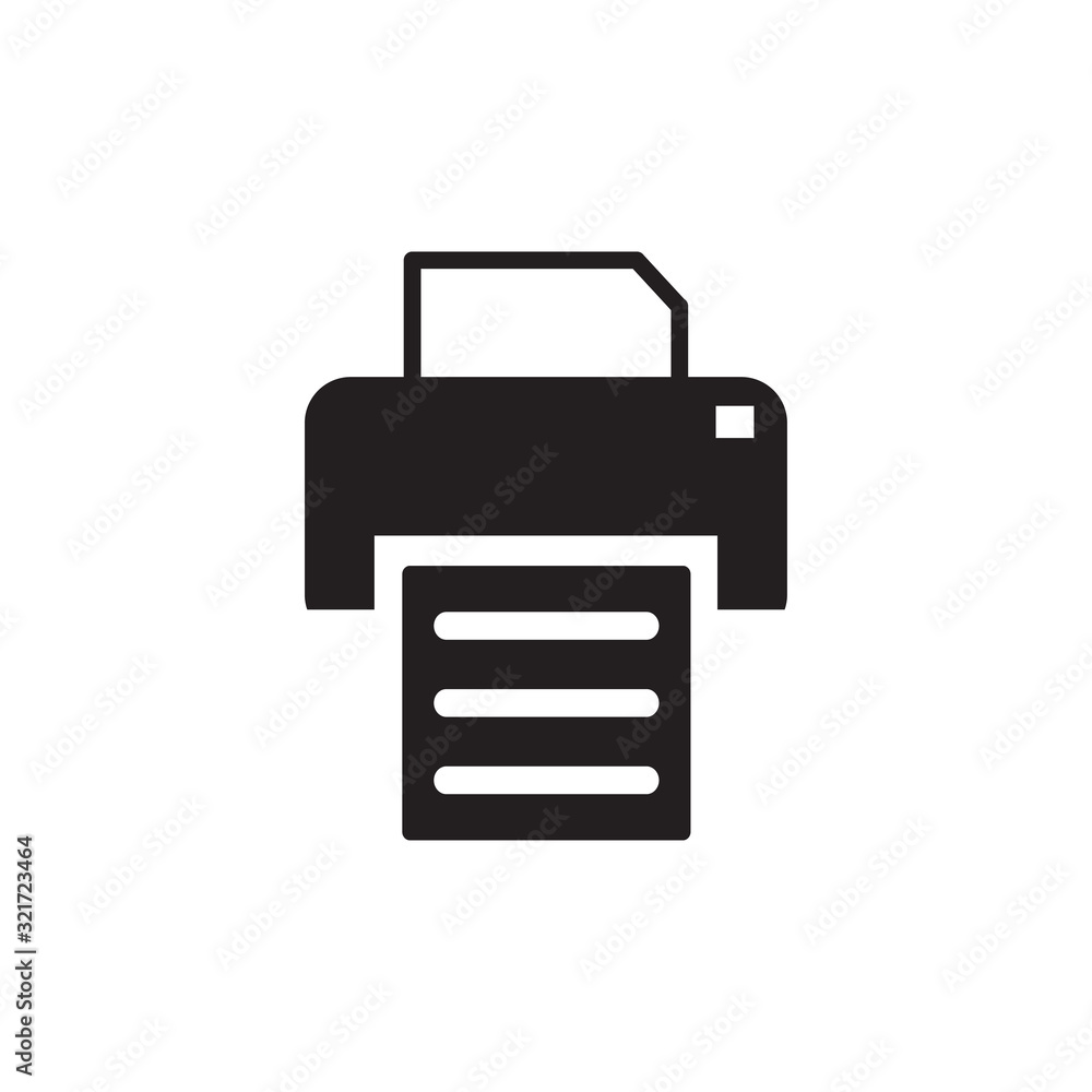 printer icon design vector logo template EPS 10 printer icon design vector logo template EPS 10