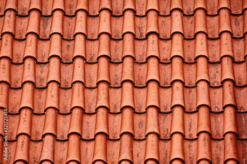 Classic red terracotta tiled roof