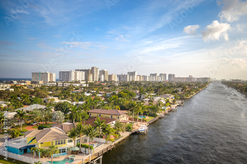 Aerial of Fort Lauderdale Florida  © Jin