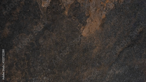 Black brown rusty stone slate tiles texture background