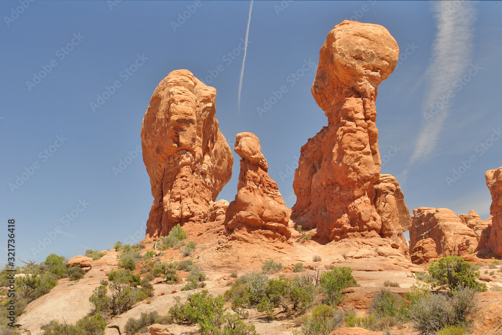 Fototapeta premium Garden of Eden, Arches National Park, Utah 