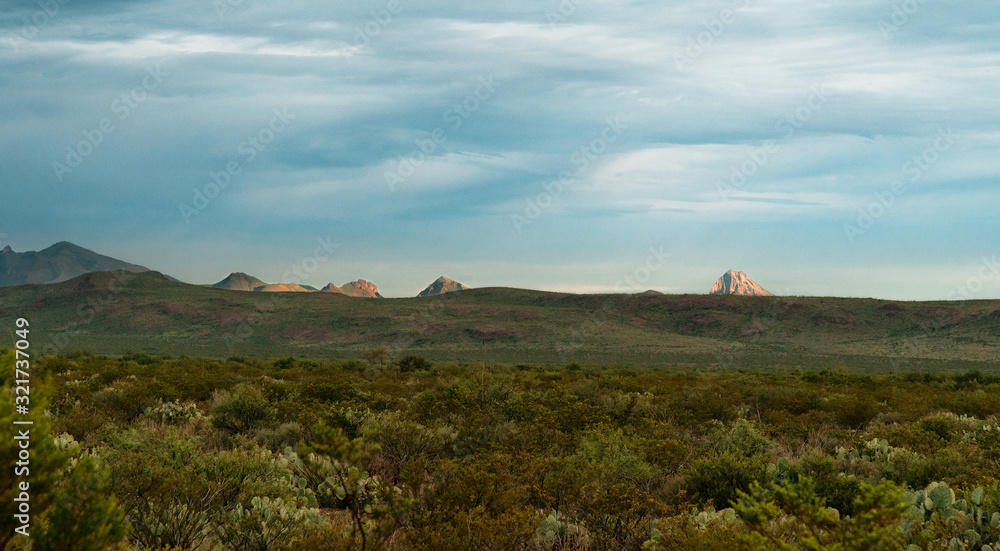 Panoramic view of Texas landscape