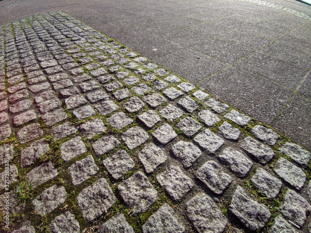Fototapeta premium pavement in the street
