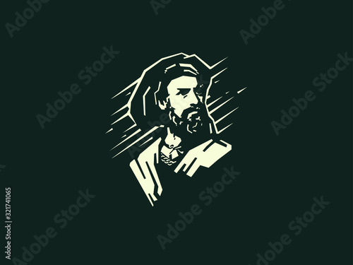 Marco Polo  vector illustration