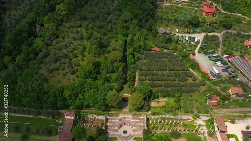Villa Bettoni in the city of Gargnano on Lake Garda, Italy.	
