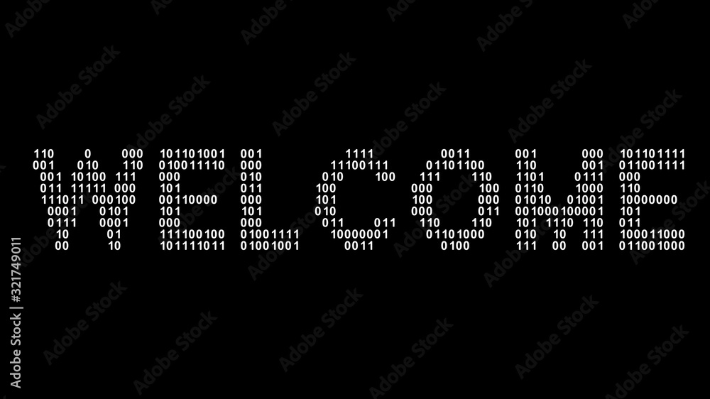 Welcome in the screen. Illustration. Welcome in the screen. Illustration.