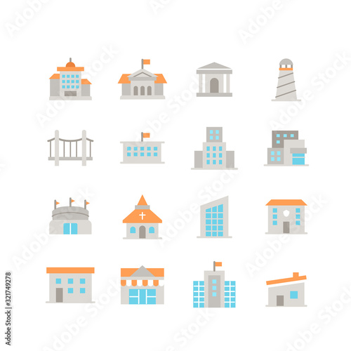 BUILDING ICON SET