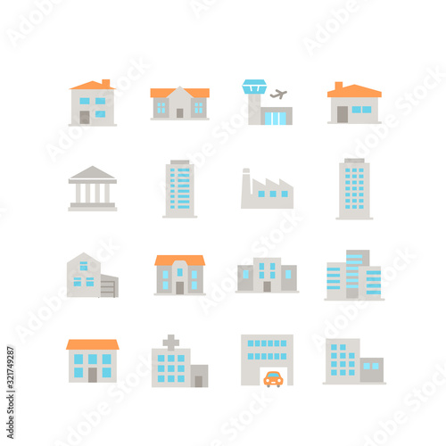 BUILDING ICON SET
