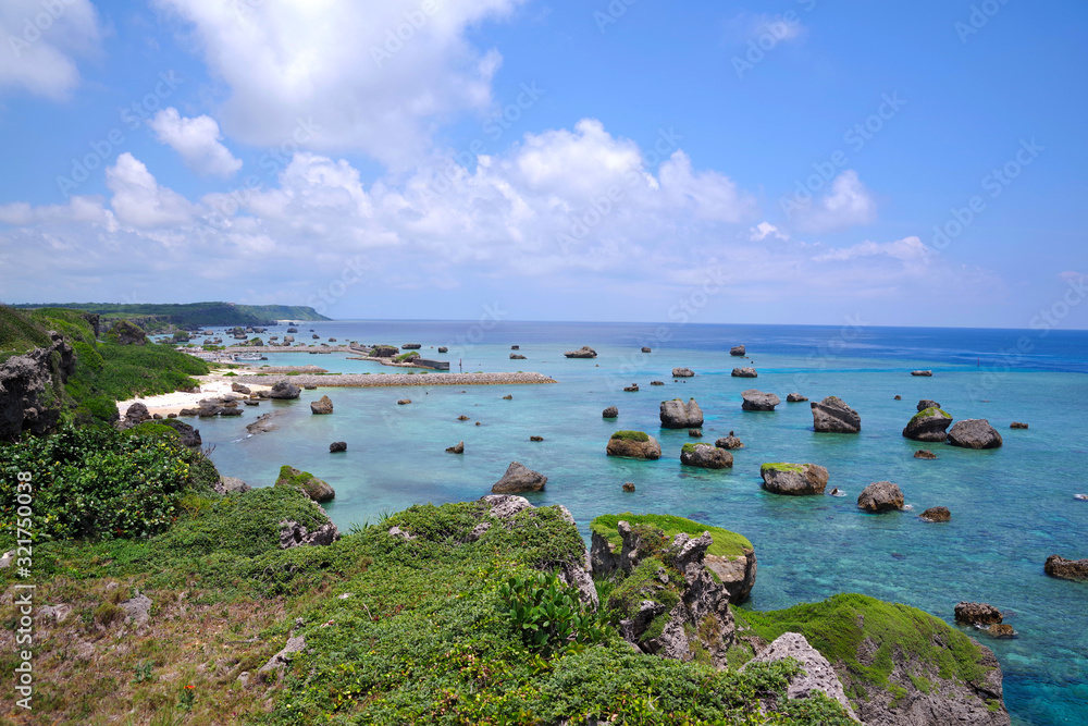 Obraz premium 沖縄 宮古島の海