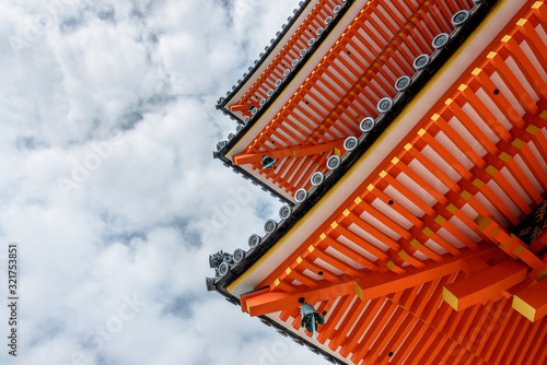 Japanese pagoda Kiyomizu Temple