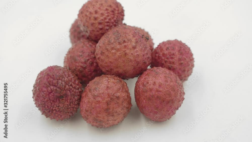 close up shot of delicious Lychees display On A White plate / Litchi Lichee Lychee close up shot of delicious Lychees display On A White plate / Litchi Lichee Lychee