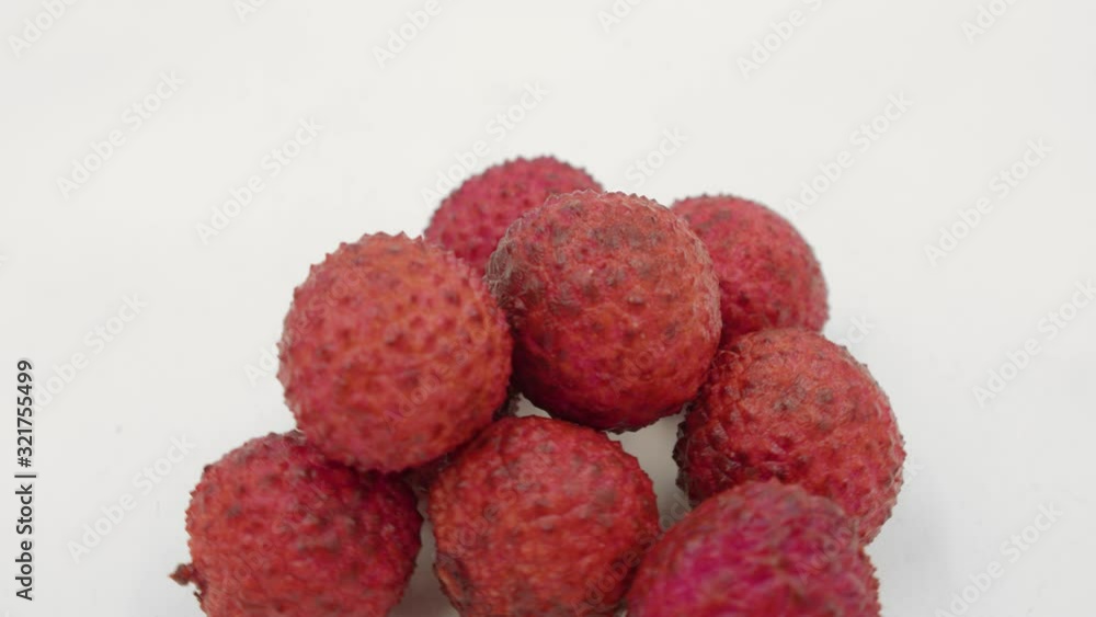 close up shot of delicious Lychees display On A White plate / Litchi Lichee Lychee close up shot of delicious Lychees display On A White plate / Litchi Lichee Lychee