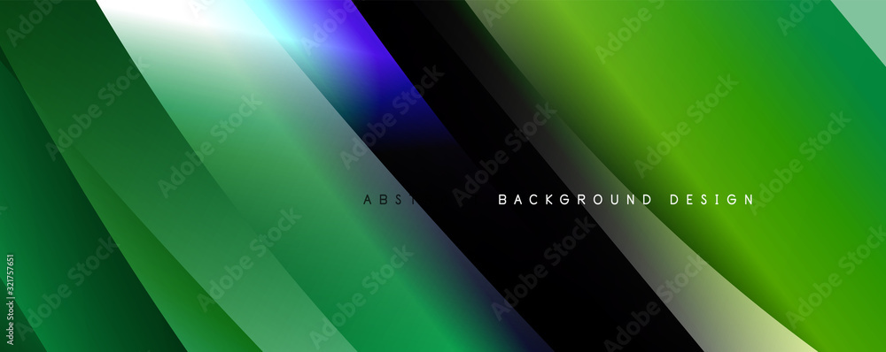 Wave liquid style lines with shadows and light on gradient background Wave liquid style lines with shadows and light on gradient background