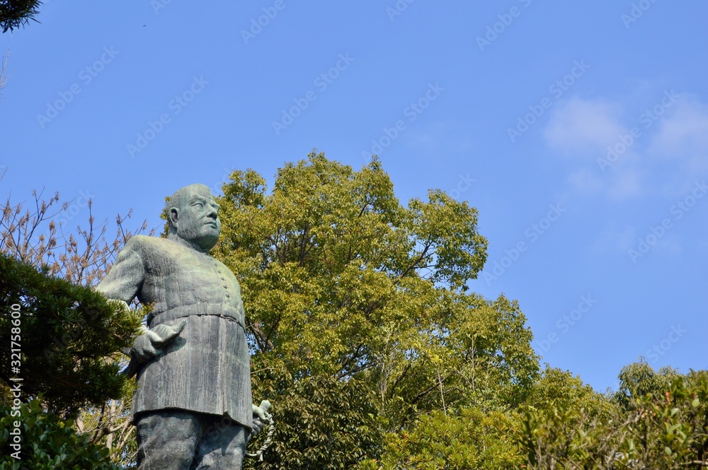 Fototapeta premium 西郷隆盛像