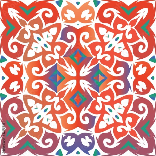 Traditional ornate mexican talavera.