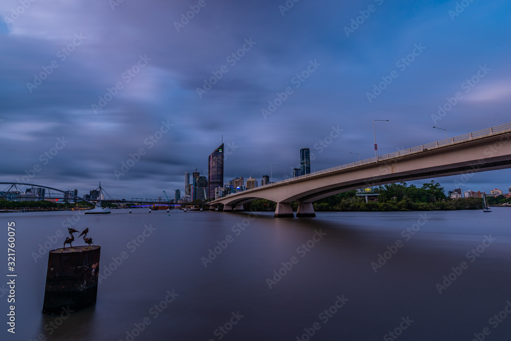 Fototapeta premium bridge over the river