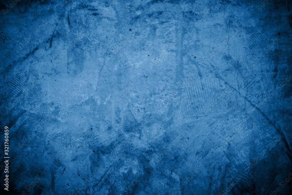 Abstract blue old concrete texture backgrounds