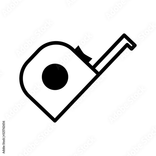 Measuring tape icon