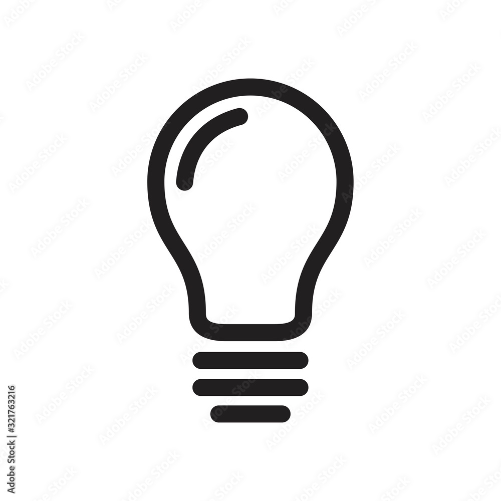 Bulb Lamp Icon template black color editable. Bulb Lamp Icon symbol Flat vector illustration for graphic and web design. Bulb Lamp Icon template black color editable. Bulb Lamp Icon symbol Flat vector illustration for graphic and web design.