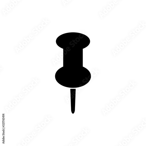 push pin icon vector design logo template EPS 10