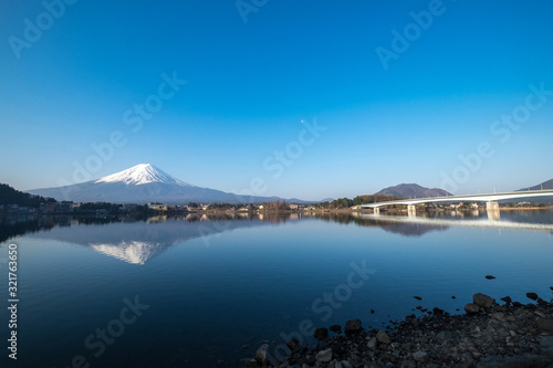 Mt Fuji at lake Kawaguchiko