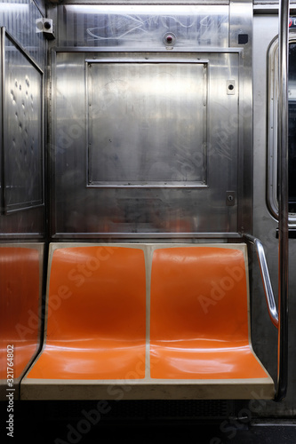 empty subway seats