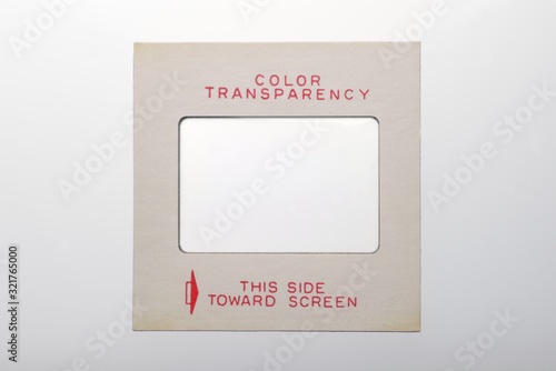 Tablou pe pânză color transparency slide frame marked Color Transparency