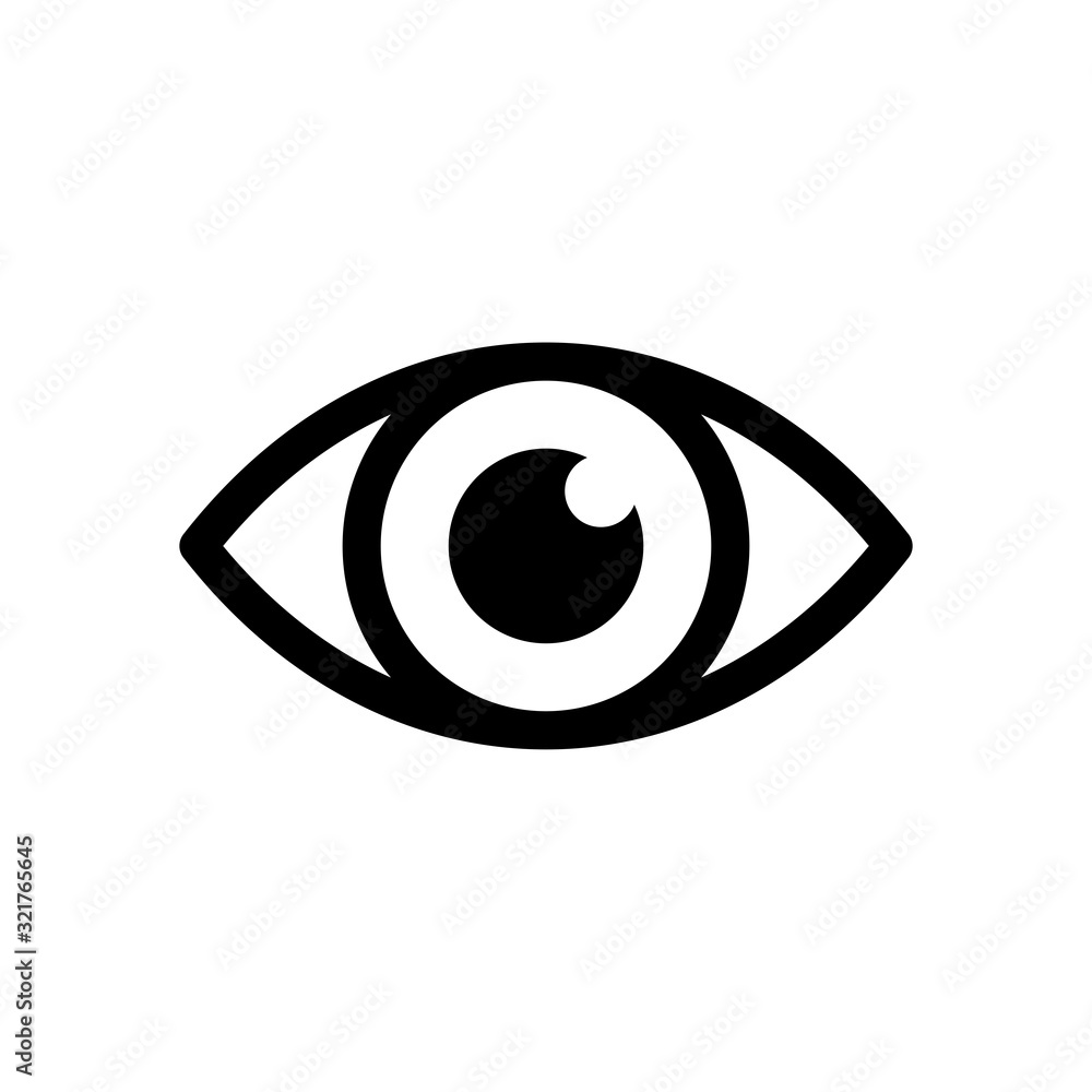 Best Eye Icon Vector Design Template