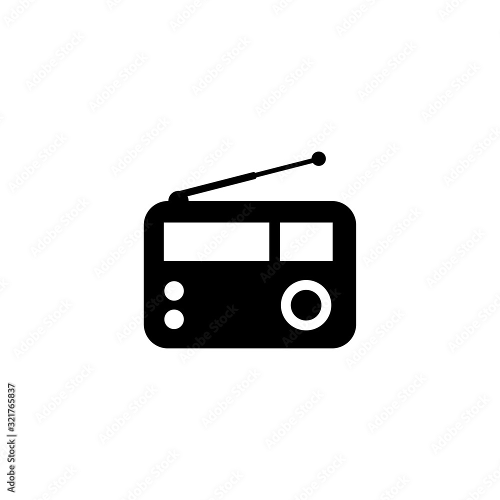 radio icon design vector logo template EPS 10 radio icon design vector logo template EPS 10
