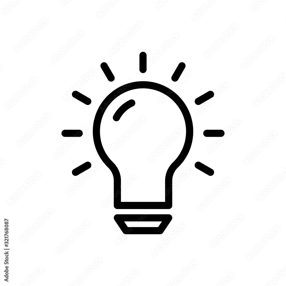 Best Bulb Lamp Icon Vector Design Template Best Bulb Lamp Icon Vector Design Template